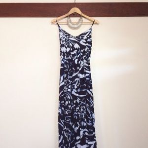 Abercrombie & Fitch Navy Blue Maxi Dress ✨EUC